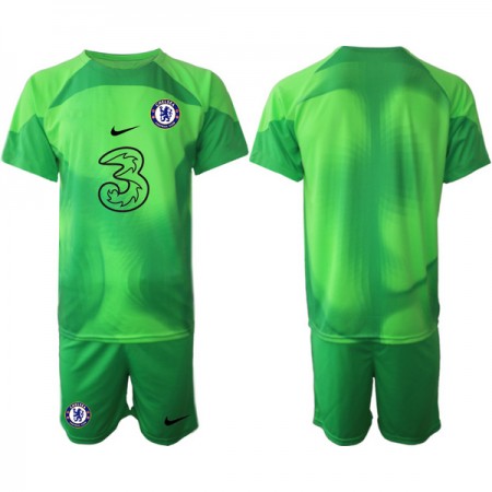 Chelsea Målmand Børn 2022-23 Grøn - Fodboldtrøjer (S/S) Chelsea Målmand Børn 2022-23 Grøn - Fodboldtrøjer (S/S)